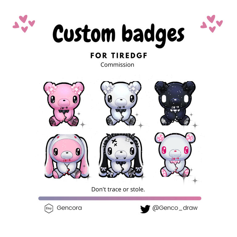 Badges for tiredgf